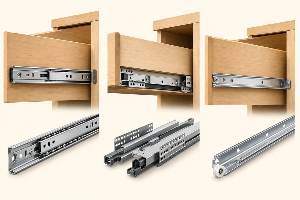 drawer slides guide illustrated woodworking guide